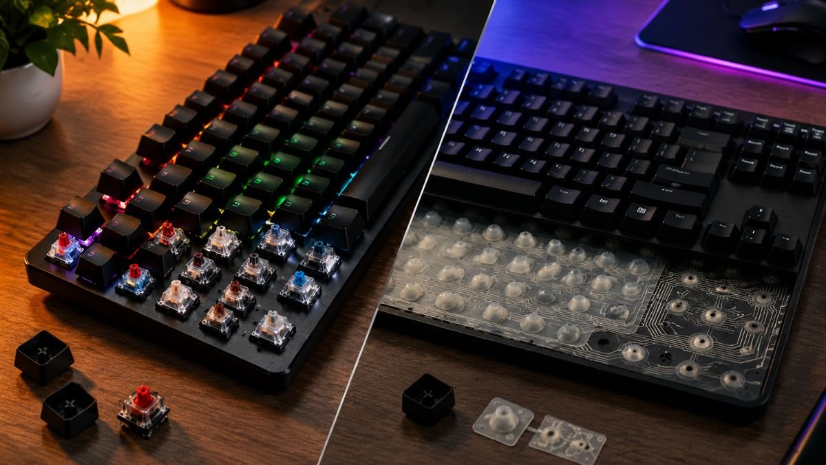 mechanical vs membrane keyboard