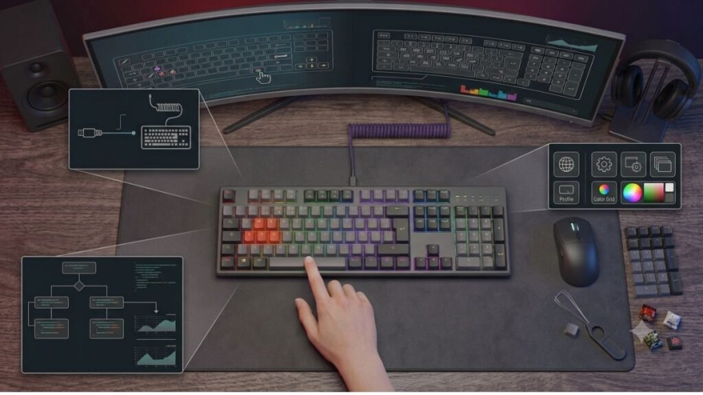 Gaming keyboard troubleshooting process from connection and settings to software and hardware
