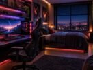 gaming room setup