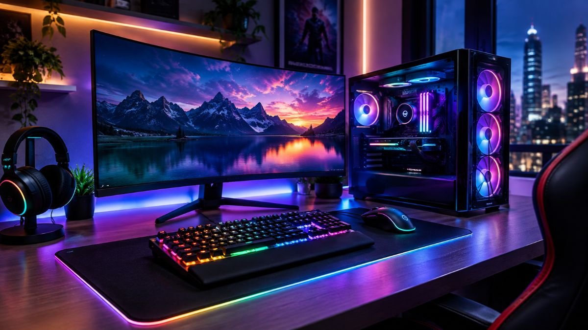 rgb gaming setup